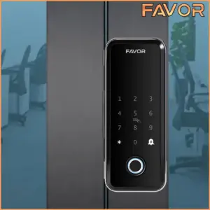 Smart Door Lock Pintu Kaca - Favor VO18T - Frame Double