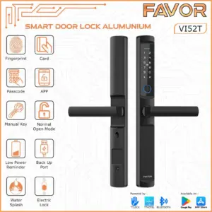 Smart Door Lock Slim - Favor VI52T 01