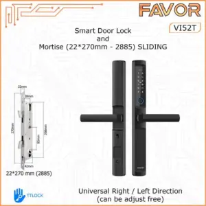 Smart Door Lock Slim - Favor VI52T 10