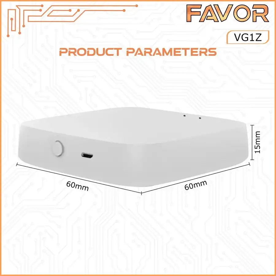 Smart Home Gateway - Favor VG1Z - Tuya Smart Zigbee + BLE 03