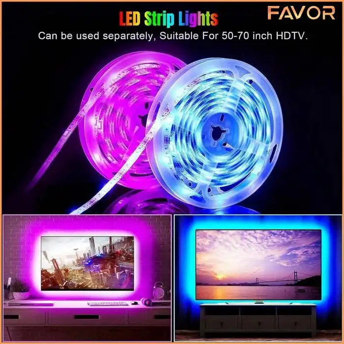 Smart LED strip RGB 5 meter - Favor 06
