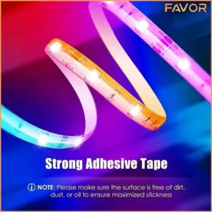 Smart LED strip RGB 5 meter - Favor 07