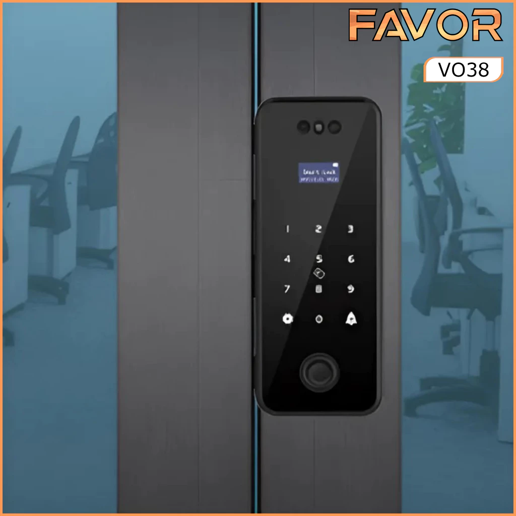 Smart Door Lock Pintu Kaca - Favor VO38 - Face Recognition - Image 8