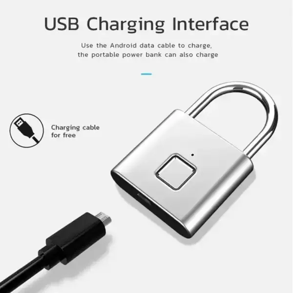 Smart Padlock - Favor VC03 - Gembok Pintar Sidik Jari 05