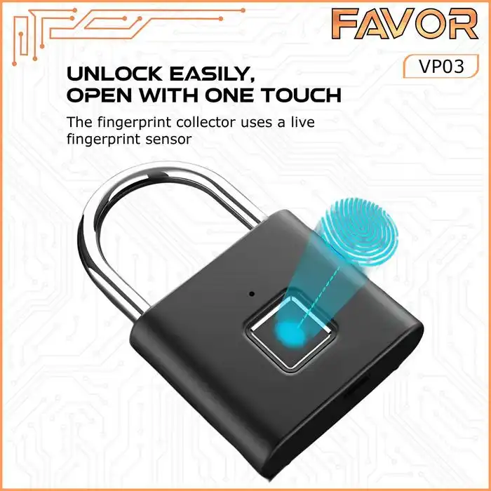 Smart Padlock Favor VP03 - Gembok Pintar 02