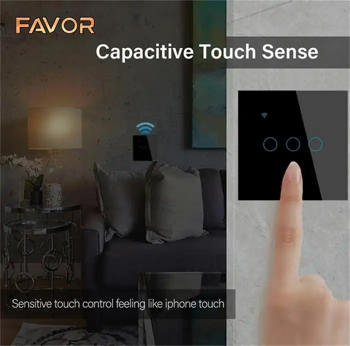 Smart Switch Favor VSW3 - Touch 3 Gang 03