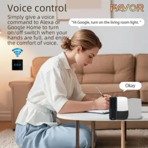 Smart Switch Favor VSW3 - Touch 3 Gang 04