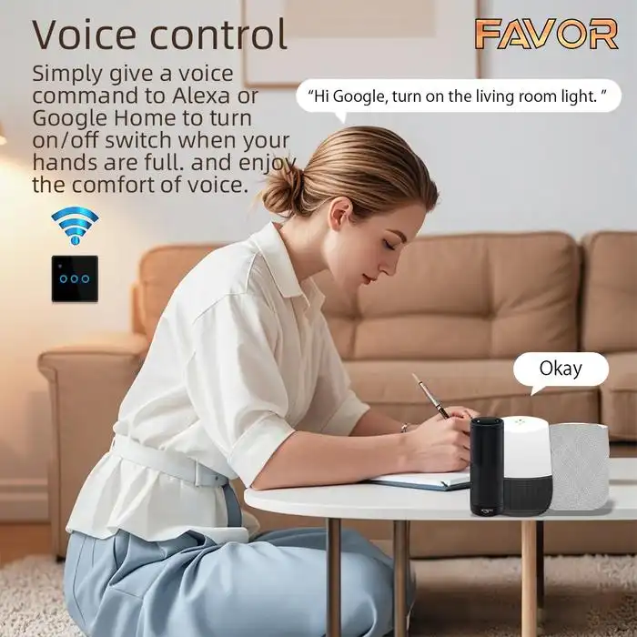 Smart Switch Favor VSW3 - Touch 3 Gang 04
