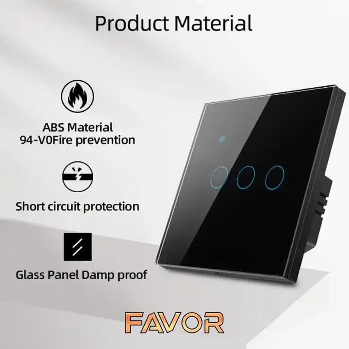 Smart Switch Favor VSW3 - Touch 3 Gang 05