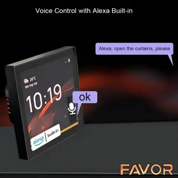Smart Voice Control Favor - Panel Touchscreen 07