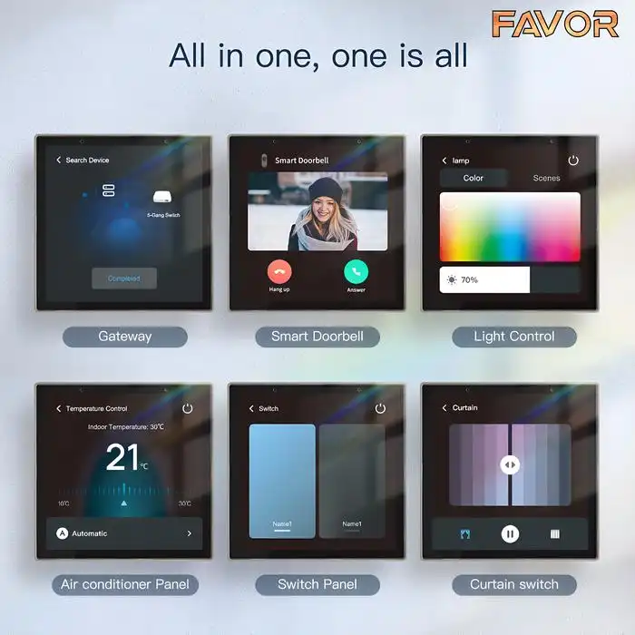Smart Voice Control Favor - Panel Touchscreen 09