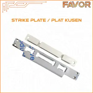 Strike Plate Plat kusen mortise pintu Smart Door Lock 01